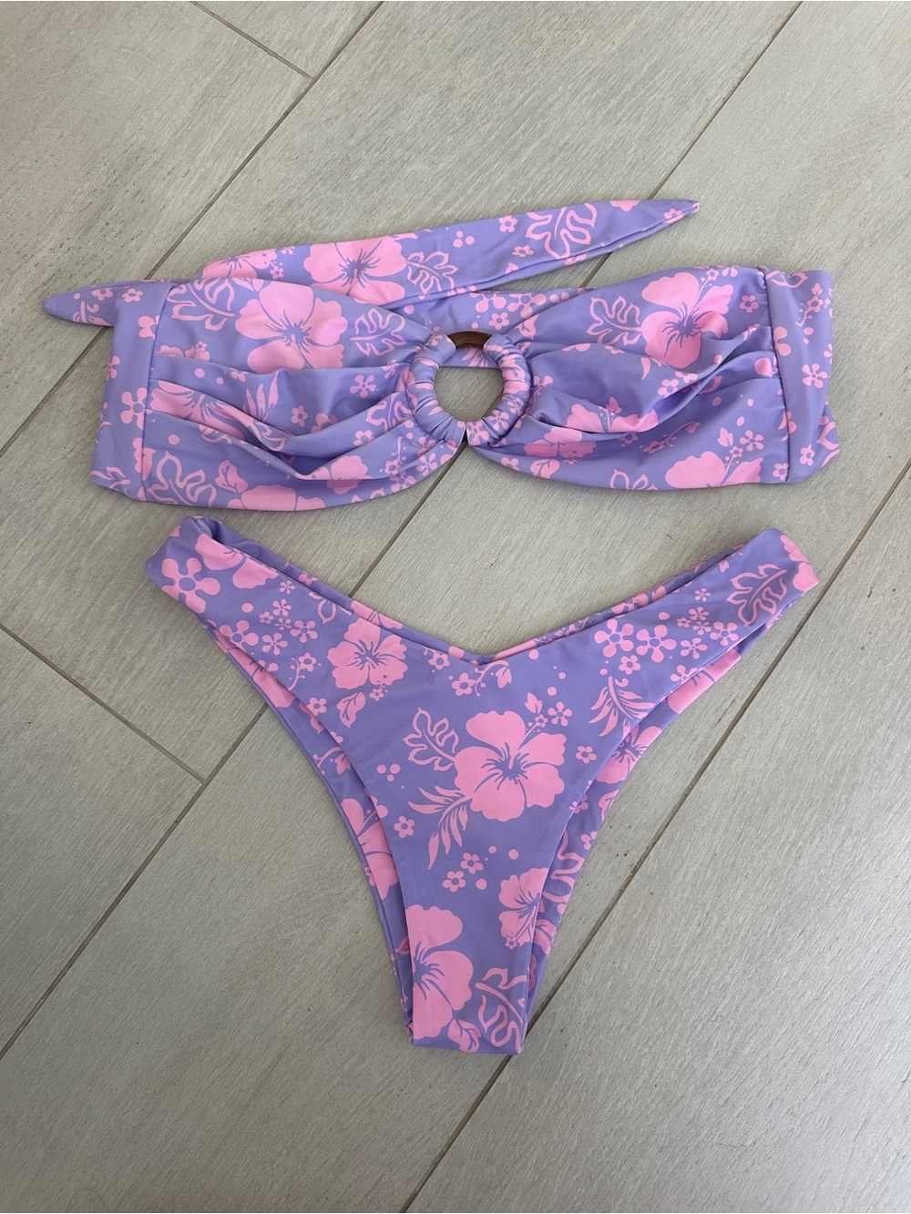 Kulani Kinis strapless top and cheeky bottom